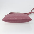 GUCCI GG Implementation Shoulder Bag PVC Leather Purple Gold 201446 Auth 198663A-9