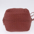 BOTTEGA VENETA INTRECCIATO Shoulder Bag Leather Brown Auth 198664V-5