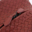 BOTTEGA VENETA INTRECCIATO Shoulder Bag Leather Brown Auth 198664V-18