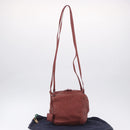 BOTTEGA VENETA INTRECCIATO Shoulder Bag Leather Brown Auth 198664V-25