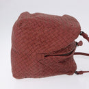 BOTTEGA VENETA INTRECCIATO Shoulder Bag Leather Brown Auth 198664V-3