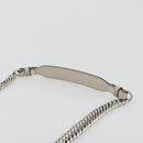 FENDI Canay Chain Shoulder Bag Leather 2way Gray Silver 8BT283 Auth 198665M-9