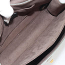 FENDI Canay Chain Shoulder Bag Leather 2way Gray Silver 8BT283 Auth 198665M-10