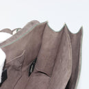 FENDI Canay Chain Shoulder Bag Leather 2way Gray Silver 8BT283 Auth 198665M-25