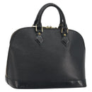 LOUIS VUITTON Epi Alma Hand Bag Noir M52142 LV Auth 198666A-1