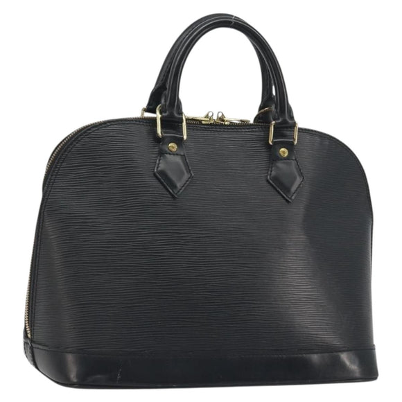 LOUIS VUITTON Epi Alma Hand Bag Noir M52142 LV Auth 198666A