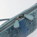 BOTTEGA VENETA INTRECCIATO Shoulder Bag Leather Light Blue Auth 198667A-17