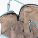 BOTTEGA VENETA INTRECCIATO Shoulder Bag Leather Light Blue Auth 198667A-20