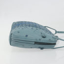 BOTTEGA VENETA INTRECCIATO Shoulder Bag Leather Light Blue Auth 198667A-3