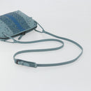 BOTTEGA VENETA INTRECCIATO Shoulder Bag Leather Light Blue Auth 198667A-7