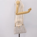 LOUIS VUITTON Capusine Hand Bag tweed Ivory LV Auth 198671SAM-26