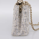 LOUIS VUITTON Capusine Hand Bag tweed Ivory LV Auth 198671SAM-3
