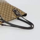 GUCCI GG Crystal Tote Bag Coated Canvas Outlet Beige Gold 353706 Auth 198678A-7