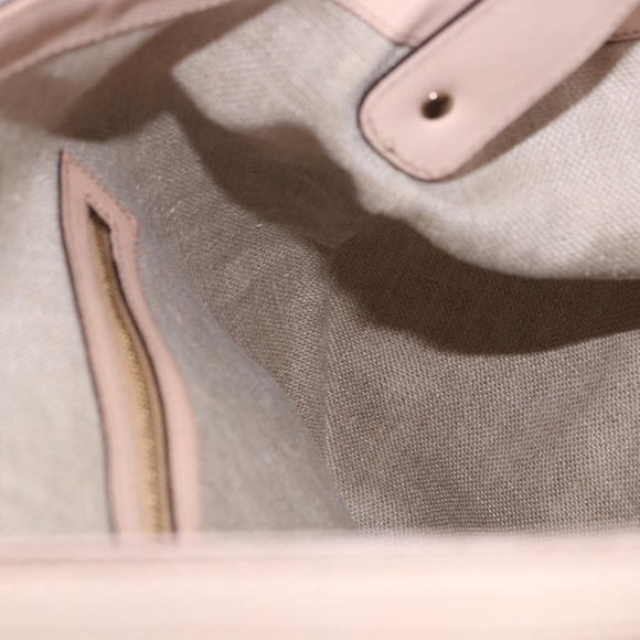 GUCCI Flora Horsebit Shoulder Bag Canvas Beige Gold 170014 Auth 198680M