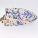 GUCCI Flora Horsebit Shoulder Bag Canvas Beige Gold 170014 Auth 198680M-4