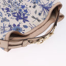 GUCCI Flora Horsebit Shoulder Bag Canvas Beige Gold 170014 Auth 198680M-6