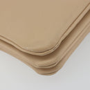 CELINE Trio Shoulder Bag Leather Beige Gold Auth 198683A-16