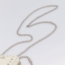 Miu Miu Matelasse Chain Shoulder Pouch Vitellolux Ivory Silver Auth 198684A-8