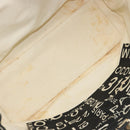 CHANEL Vichy Line Tote Bag Canvas Black Silver CC Auth 198686-10