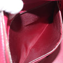 LOEWE Amazona 36 Hand Bag Leather Red Silver Auth 198687V-26