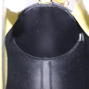 PRADA Chain Shoulder Bag Saffiano leather Yellow Gold Auth 198688M-22