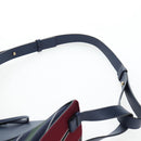 LOEWE Hammock Hand Bag Canvas 2way Navy Gold Auth 198690M-15