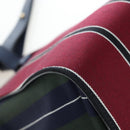 LOEWE Hammock Hand Bag Canvas 2way Navy Gold Auth 198690M-17