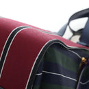 LOEWE Hammock Hand Bag Canvas 2way Navy Gold Auth 198690M-18