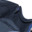 LOEWE Hammock Hand Bag Canvas 2way Navy Gold Auth 198690M-23