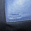 LOEWE Hammock Hand Bag Canvas 2way Navy Gold Auth 198690M-11