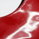 GUCCI Shoulder Bag Patent leather Red Silver 001 3767 Auth 198691-10