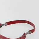 GUCCI Shoulder Bag Patent leather Red Silver 001 3767 Auth 198691-8