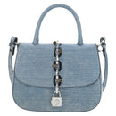 LOUIS VUITTON Epi Denim Chain It PM Shoulder Bag Blue M50271 LV Auth 198692SAM-13