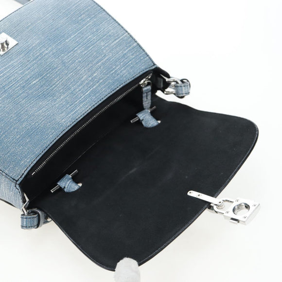 LOUIS VUITTON Epi Denim Chain It PM Shoulder Bag Blue M50271 LV Auth 198692SAM