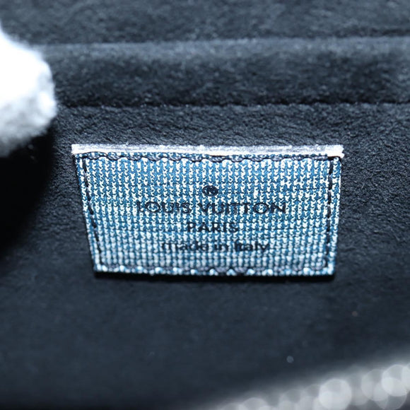 LOUIS VUITTON Epi Denim Chain It PM Shoulder Bag Blue M50271 LV Auth 198692SAM