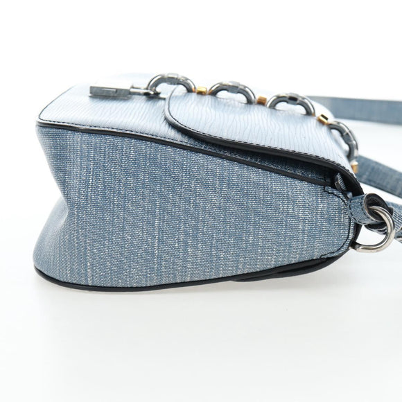 LOUIS VUITTON Epi Denim Chain It PM Shoulder Bag Blue M50271 LV Auth 198692SAM