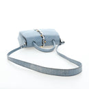 LOUIS VUITTON Epi Denim Chain It PM Shoulder Bag Blue M50271 LV Auth 198692SAM-8