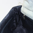 CHANEL Shoulder Bag Denim Light Blue Silver CC Auth 198695A-22