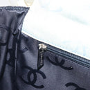 CHANEL Shoulder Bag Denim Light Blue Silver CC Auth 198695A-23