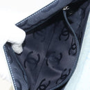 CHANEL Shoulder Bag Denim Light Blue Silver CC Auth 198695A-25