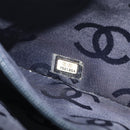 CHANEL Shoulder Bag Denim Light Blue Silver CC Auth 198695A-12