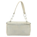 CHANEL Shoulder Bag Denim Light Blue Silver CC Auth 198695A-2