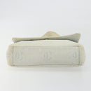CHANEL Shoulder Bag Denim Light Blue Silver CC Auth 198695A-5