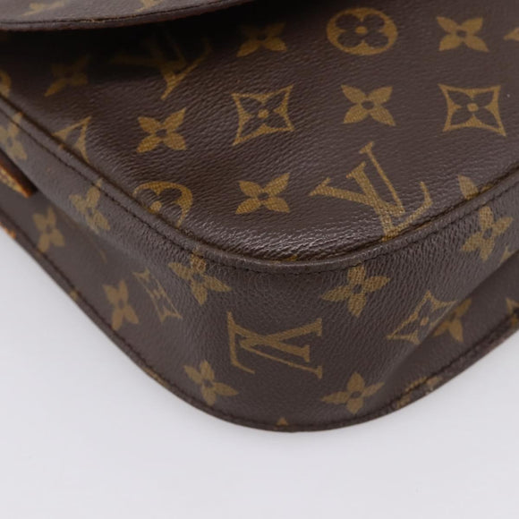 LOUIS VUITTON Monogram Saint Cloud GM Shoulder Bag M51242 LV Auth 198696