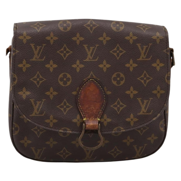 LOUIS VUITTON Monogram Saint Cloud GM Shoulder Bag M51242 LV Auth 198696