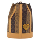 LOUIS VUITTON Monogram Stripe Randonnee Messenger Bag M45968 LV Auth 198698M-2