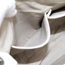 BURBERRY Nova Check Hand Bag Canvas Beige Silver Auth 198700A-22