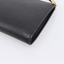 LOUIS VUITTON Epi Pochette Accessoires Pouch Black M52982 LV Auth 198701A-16