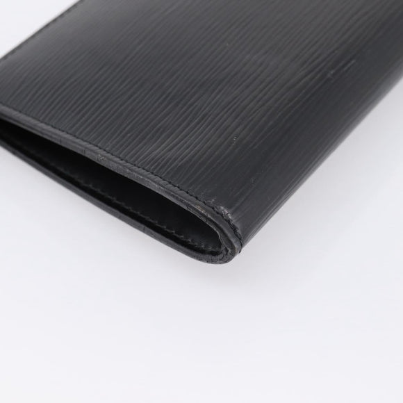 LOUIS VUITTON Epi Pochette Accessoires Pouch Black M52982 LV Auth 198701A