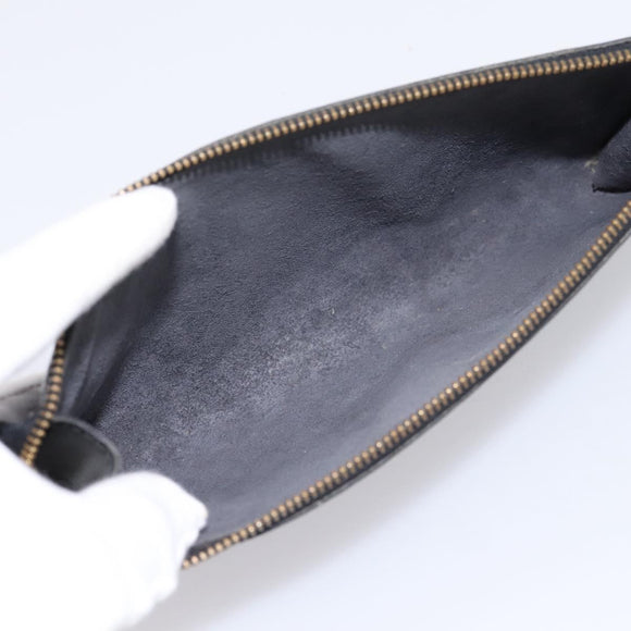 LOUIS VUITTON Epi Pochette Accessoires Pouch Black M52982 LV Auth 198701A